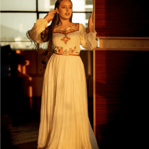 Regal Look with Colorful Habesha Dress